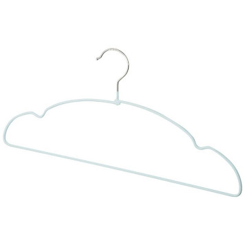 Набор вешалок металлических с ПВХ покрытием (10шт) цвет бирюзовый РЫЖИЙ КОТ 107915-1