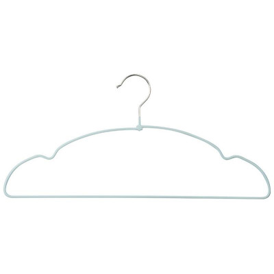 Набор вешалок металлических с ПВХ покрытием (10шт) цвет бирюзовый РЫЖИЙ КОТ 107915-2