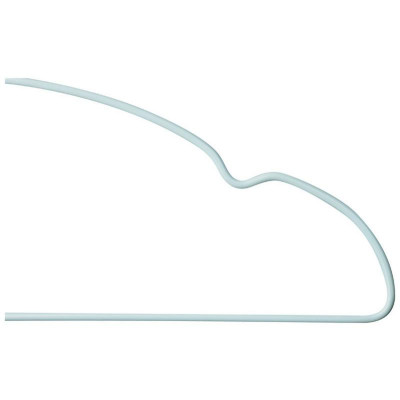 Набор вешалок металлических с ПВХ покрытием (10шт) цвет бирюзовый РЫЖИЙ КОТ 107915-3