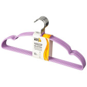 Вешалка-плечики металл набор 10шт Рыжий кот 107917 сирен.