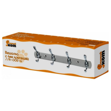 Вешалка с 4-мя крючками SSA-002-4 РЫЖИЙ КОТ 107969-1