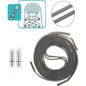 Шнурки с магнитным фиксатором плоские эластичные 107990