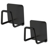 Держатель для губки BHB-6, 5х5х3см (нерж.) цвет черный, 2шт РЫЖИЙ КОТ 108197