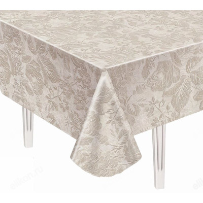 Скатерть ПВХ " Перспектива" Лён (108229) 6364-1