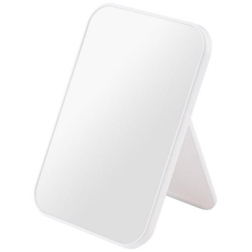 Зеркало косметическое настольное 14х20см, цвет белый РЫЖИЙ КОТ 108713