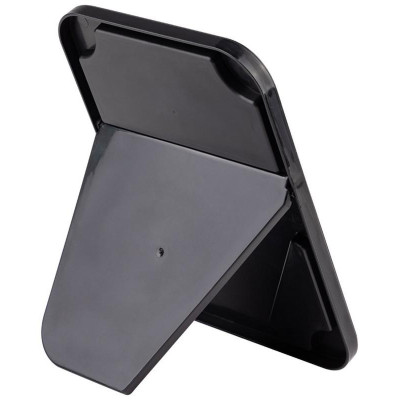 Зеркало косметическое настольное 14х20см, цвет черный РЫЖИЙ КОТ 108714-1