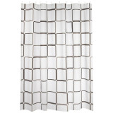 Занавеска для ванной PEVA Квадраты РЫЖИЙ КОТ 108743