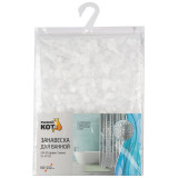 Занавеска для ванной SC-EV-02 EVA 3D эффект Сияние РЫЖИЙ КОТ 108744