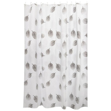 Занавеска для ванной SC-EV-06 PEVA Листья РЫЖИЙ КОТ 108748