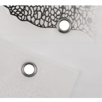 Занавеска для ванной SC-EV-06 PEVA Листья РЫЖИЙ КОТ 108748-3