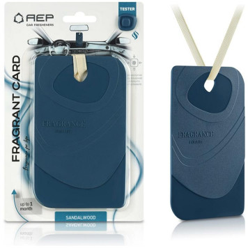 Ароматизатор воздуха для автомобиля 'Fragrant Card' Sandalwood РЫЖИЙ КОТ 108752