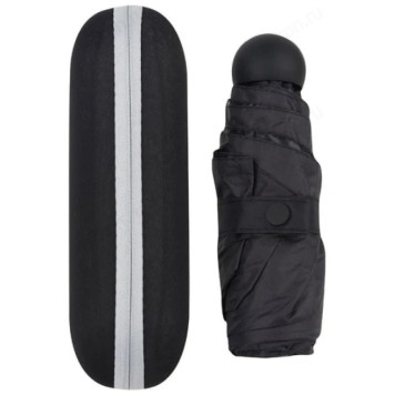 Зонт мини механический 90см 108792 черный