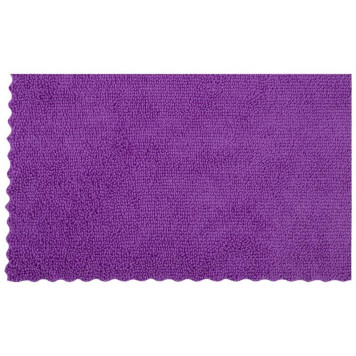 Тряпка для пола из микрофибры , фиолетовый, размер 70х80см РЫЖИЙ КОТ 108919-2