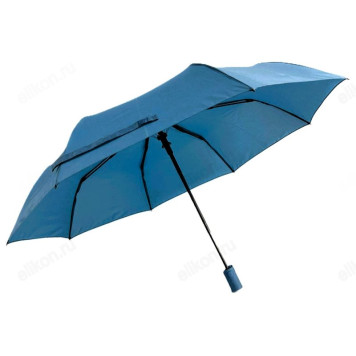 Зонт полуавтомат 98см полиэстер 108966 голубой