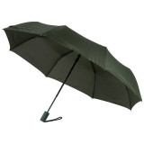 Зонт полуавтоматический складной 98см (полиэстер) зеленый РЫЖИЙ КОТ 108967