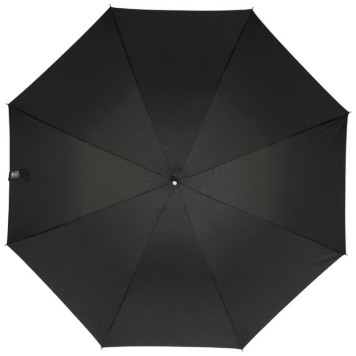 Зонт-трость полуавтоматический 104см (полиэстер) черный РЫЖИЙ КОТ 108968-3