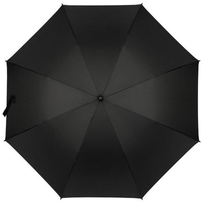 Зонт-трость полуавтоматический складной 119см (полиэстер) черный РЫЖИЙ КОТ 108971-2
