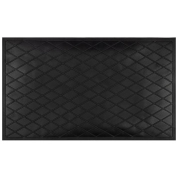 Коврик напольный 'Ромб' ПВХ грязесборный 60х35см РЫЖИЙ КОТ 108977-1