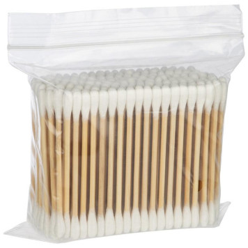 Палочки ватные бамбуковые ' Идеальная' , 1000шт РЫЖИЙ КОТ 109022-2