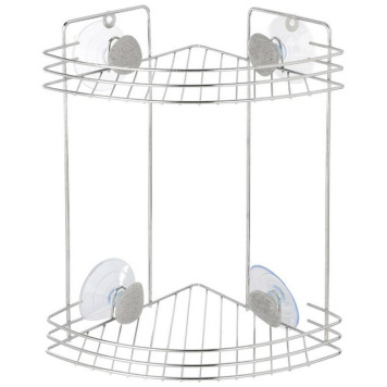 Полка угловая 2-ярусная W2672 STONE РЫЖИЙ КОТ 109066-1