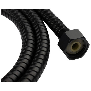 Шланг для душа, 150см, 1/2-1/2 (черный) РЫЖИЙ КОТ 109085-1