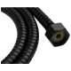 Шланг для душа, 150см, 1/2-1/2 (черный) РЫЖИЙ КОТ 109085