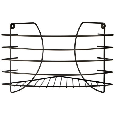 Полка угловая с держателем для телефона Scaffali (23х23х22см) полимерное покрытие РЫЖИЙ КОТ 109119-3