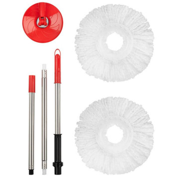 Швабра Торнадо MopM-24 в комплекте с ведром РЫЖИЙ КОТ 109134-4