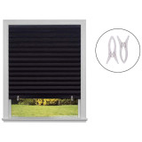 Самоклеящиеся шторы-плиссе ' Skandi' ,120х180см,цвет черный РЫЖИЙ КОТ 109168