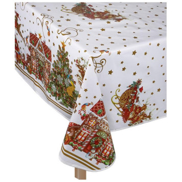Скатерть с бейкой 140х110см коллекция ' Флер' , ' Перспектива' (6975) РЫЖИЙ КОТ 109358