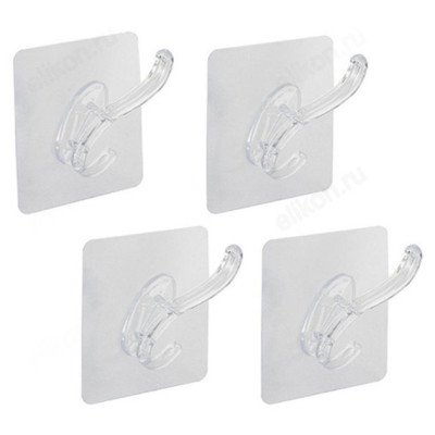 Набор крючков на полотенцесушитель Рыжий кот 109691 бел.