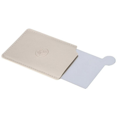 Зеркало карманное небьющееся в чехле, с ручкой ' Идеальная' РЫЖИЙ КОТ 109699-4