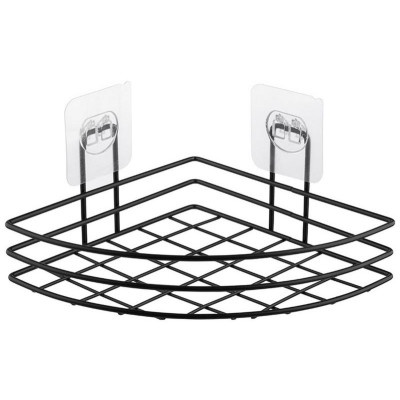 Полка подвесная угловая BLACK 17.5х17.5х4см РЫЖИЙ КОТ 109754