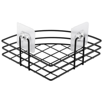 Полка подвесная угловая BLACK 17.5х17.5х4см РЫЖИЙ КОТ 109754-3