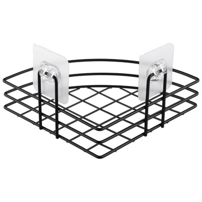 Полка подвесная угловая BLACK 17.5х17.5х4см РЫЖИЙ КОТ 109754-3