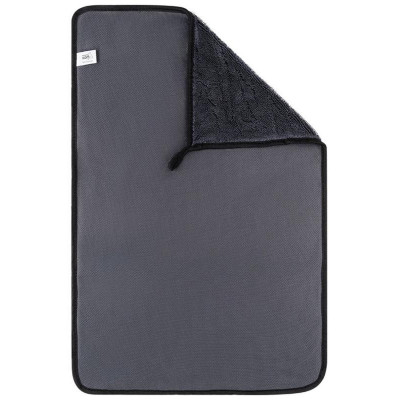 Салфетка из микрофибры двухсторонняя (гладкая+ворс) 40х60см РЫЖИЙ КОТ 109830-3