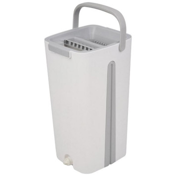 Швабра для пола Helper с насадкой из микрофибры и ведром с механизмом отжима РЫЖИЙ КОТ 109965-1