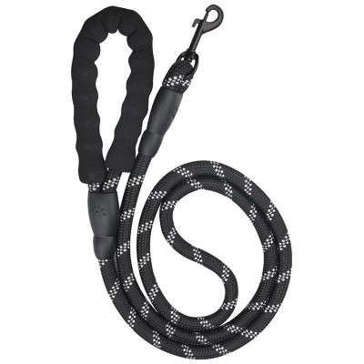 Поводок усиленный, нейлон, 1,5м РЫЖИЙ КОТ 110070-2