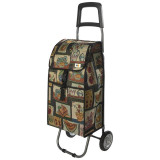 Тележка с сумкой складная ' Натюрморт' РЫЖИЙ КОТ 110652