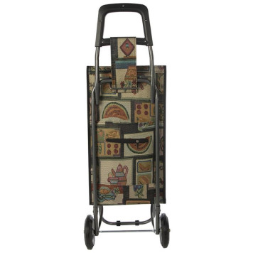 Тележка с сумкой складная ' Натюрморт' РЫЖИЙ КОТ 110652-2