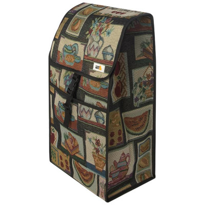 Тележка с сумкой складная ' Натюрморт' РЫЖИЙ КОТ 110652-6