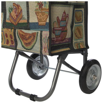 Тележка с сумкой складная ' Натюрморт' РЫЖИЙ КОТ 110652-6