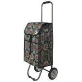 Тележка с сумкой складная 'Орнамент' РЫЖИЙ КОТ 110653