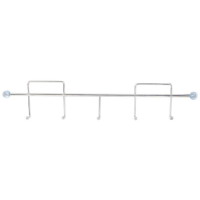 Вешалка с 5 крючками BASIC хром РЫЖИЙ КОТ 110760-3