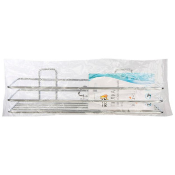 Полка подвесная большая BASIC хром РЫЖИЙ КОТ 110766-3