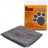 Салфетка 30*30 микрофибра Рыжий кот 310282 М-01