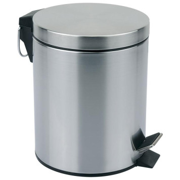 Ведро для мусора 5л круглое DBM-01-5 матовое РЫЖИЙ КОТ 310430