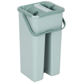 Швабра для пола с насадкой из микрофибры и ведром Clean hands РЫЖИЙ КОТ 310459-2