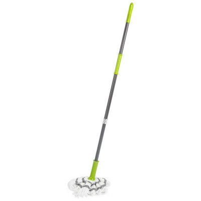 Швабра для пола 'ТВИСТ лайт' с насадкой из микрофибры РЫЖИЙ КОТ 310482-2