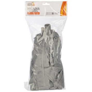 Насадка для швабры цельная ленточная микрофибра 30см РЫЖИЙ КОТ 310491-3